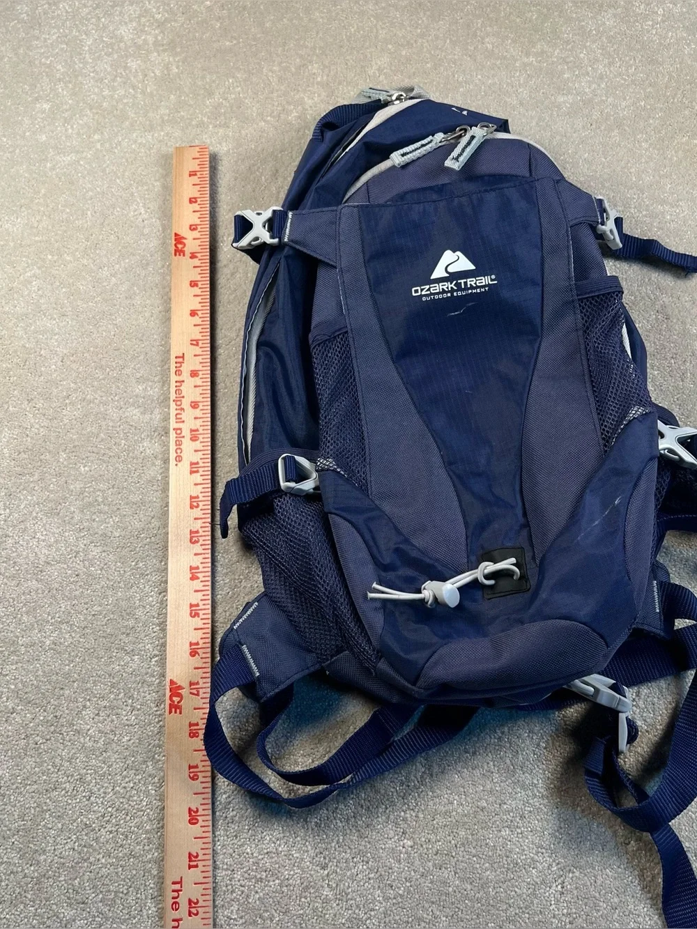 Ozark Trail Backpack Hiking Blue Lightweight